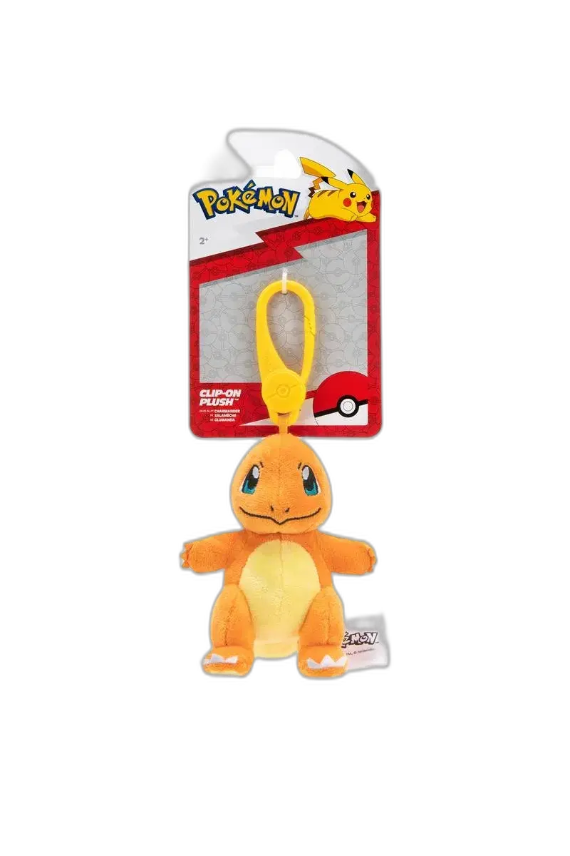 Pokemon  3-5 Inch Clip-On Plush - Charmander