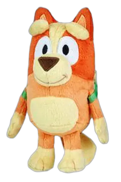 Bluey 6.5-8 inch Plush - Bingo w/ Backpack